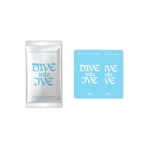 RANDOM PHOTOCARD PACK 2026 IVE THE 4TH FAN CONCERT DIVE into IVE OFFICIAL MD