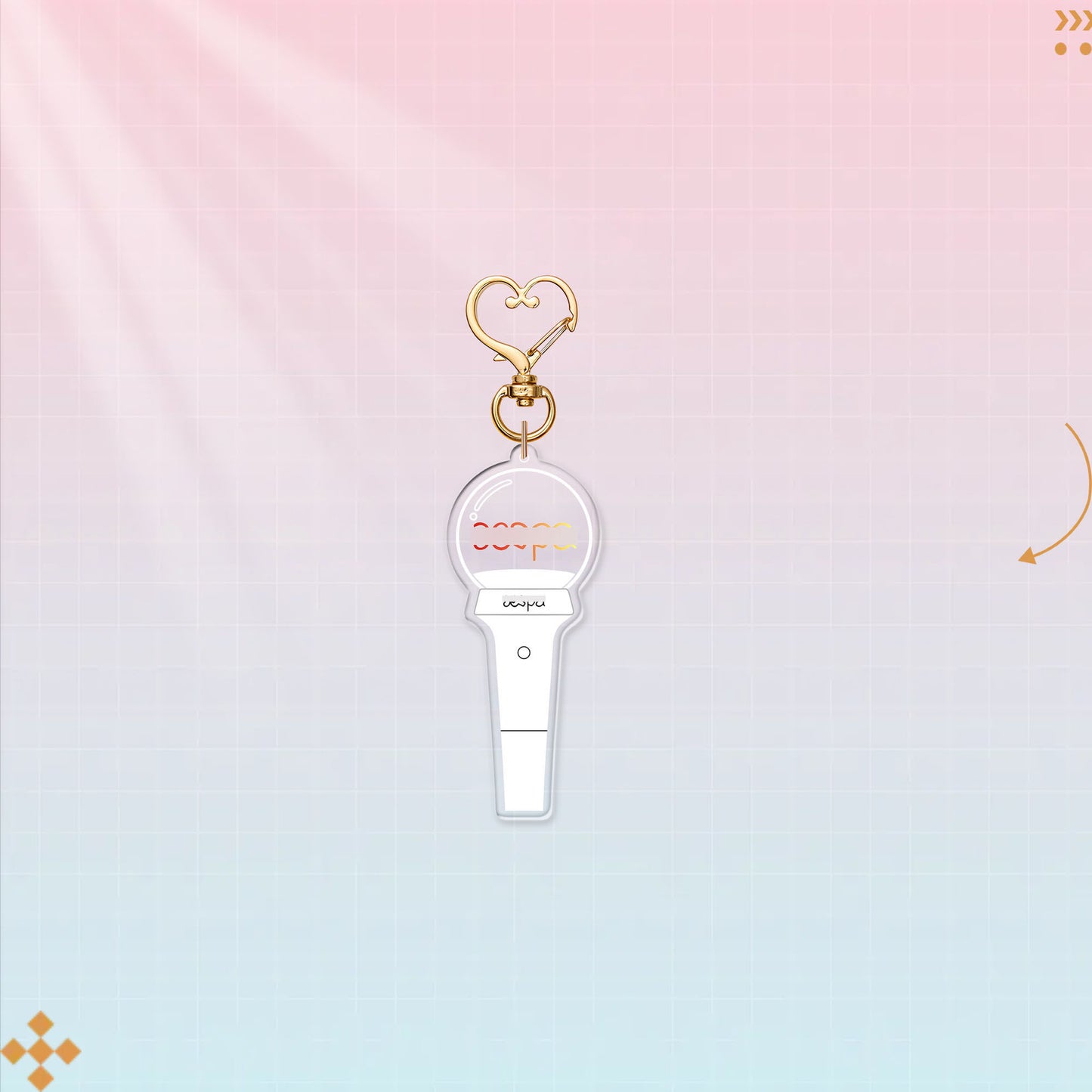 AESPA- ACRYLIC LIGHTSTICK KEYCHAIN