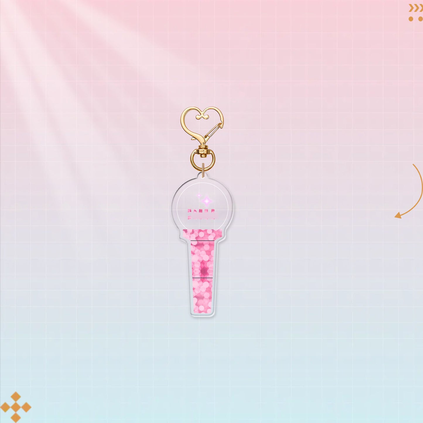 ILLIT- ACRYLIC LIGHTSTICK KEYCHAIN