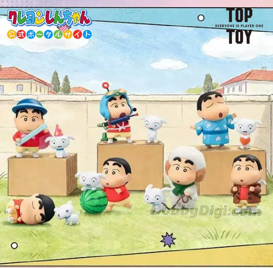 Crayon Shin-Chan Retro White God Series Figure Blind Box