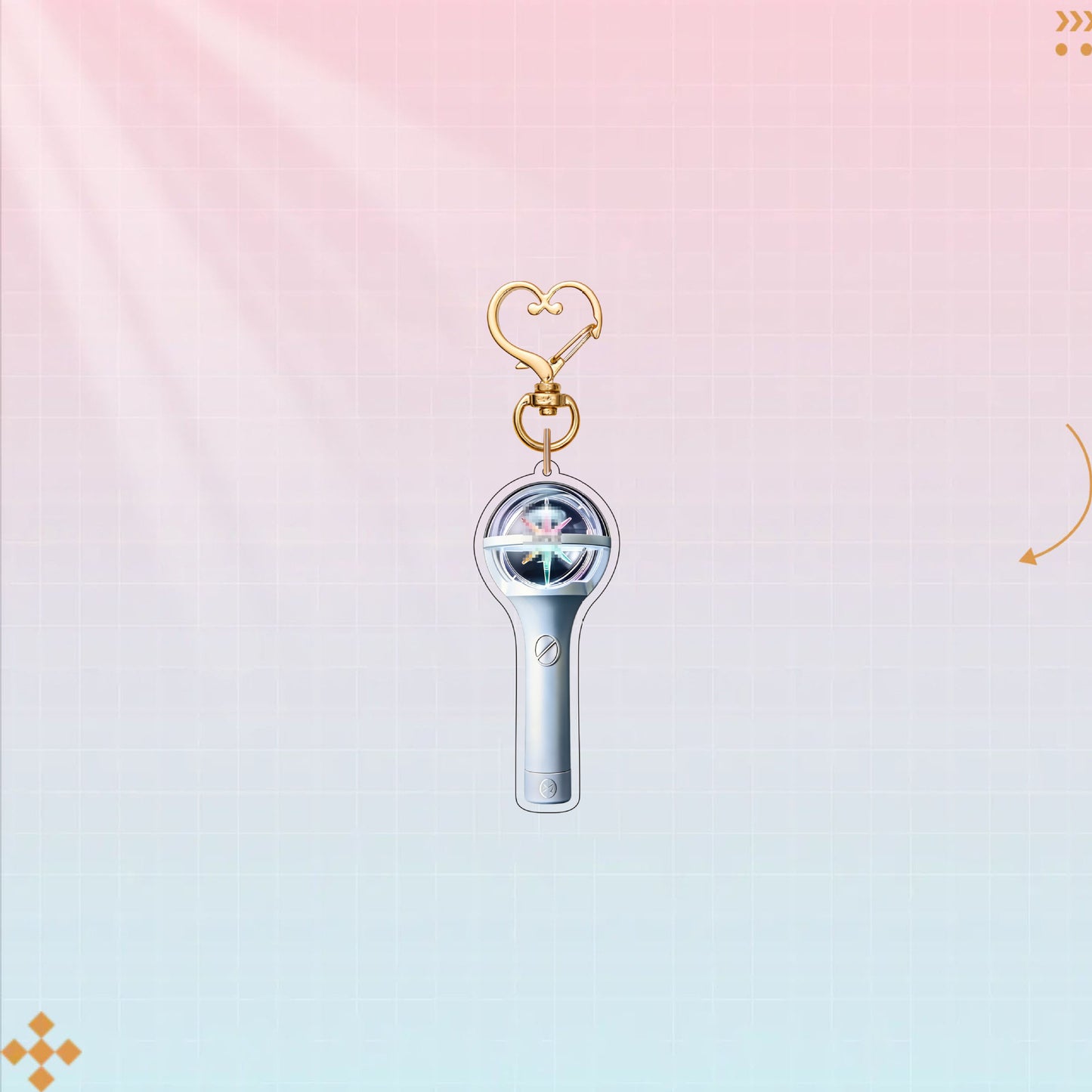 KATSEYE- ACRYLIC LIGHTSTICK KEYCHAIN