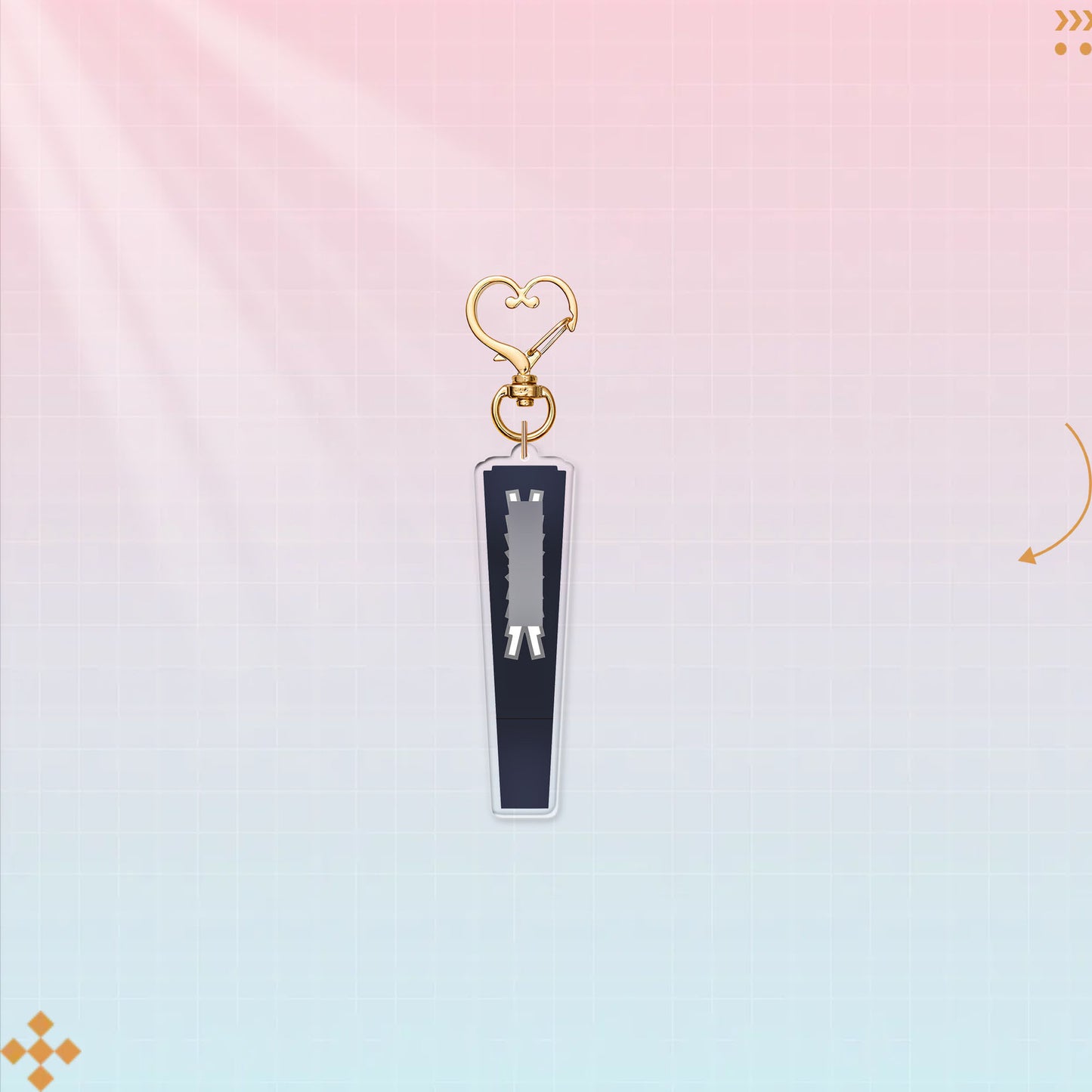 LE SSERAFIM- ACRYLIC LIGHTSTICK KEYCHAIN