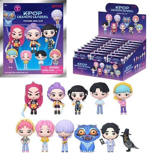 K-Pop Demon Hunters 3D Foam Bag Clip Display