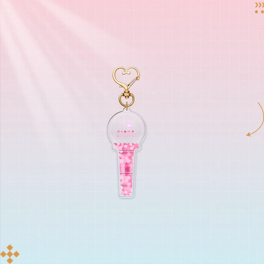 ILLIT-  ACRYLIC LIGHTSTICK KEYCHAIN