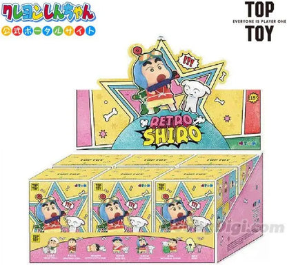 Crayon Shin-Chan Retro White God Series Figure Blind Box