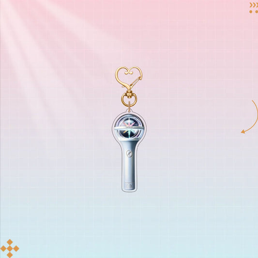 KATSEYE-  ACRYLIC LIGHTSTICK KEYCHAIN