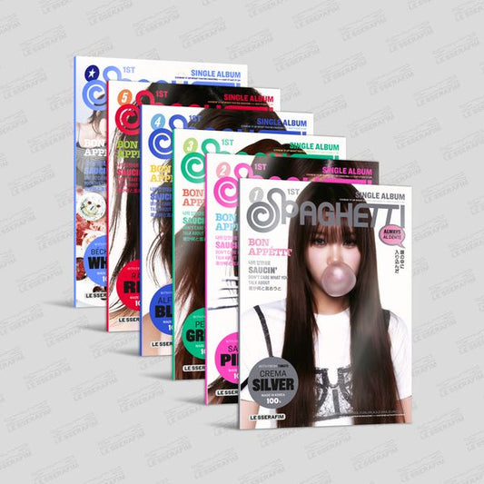 LE SSERAFIM - 1st Single Album [SPAGHETTI] (COMPACT Ver.) (Random Ver.)