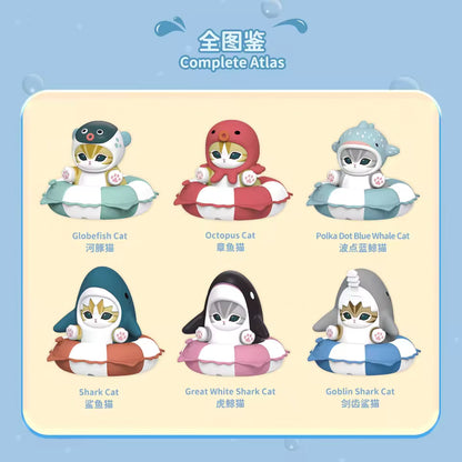 Mofusand Swimming Ring Stamp Series