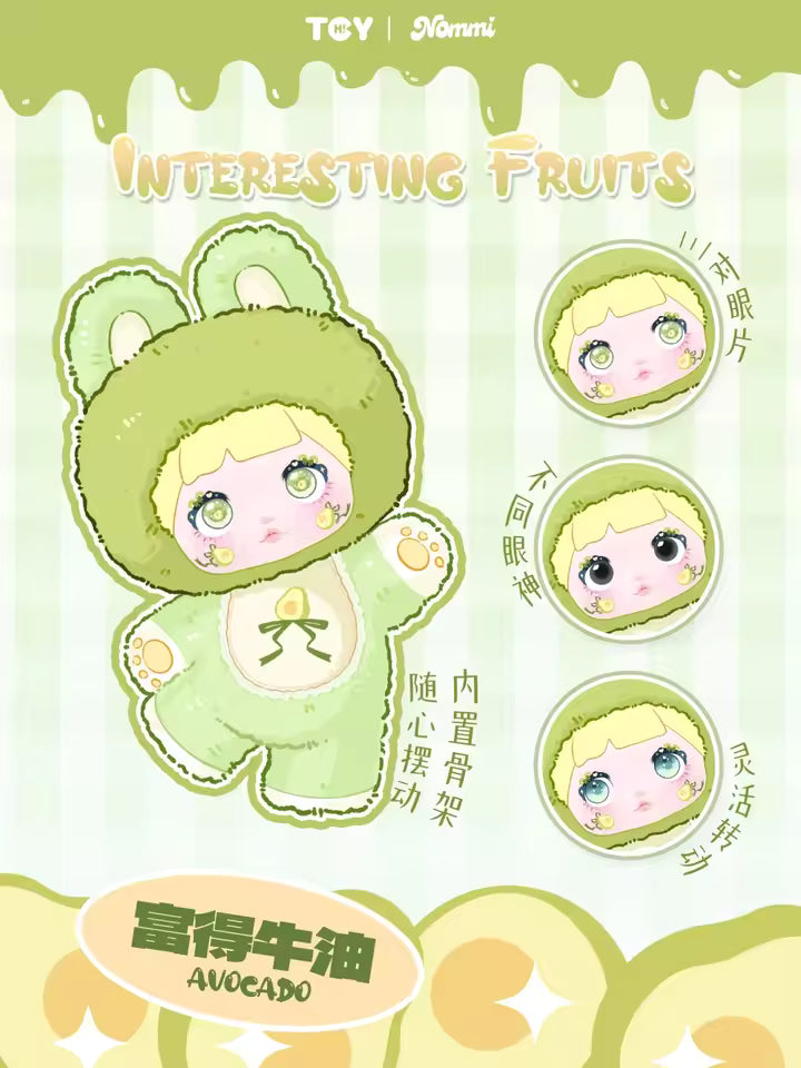 Nommi Interesting Fruits Series Plush Blind Box