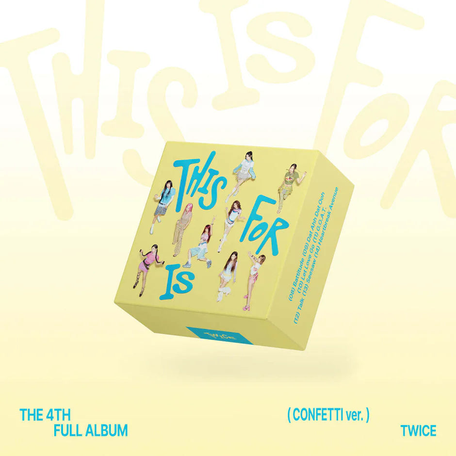 TWICE- 4th Full Album [THIS IS FOR] (CONFETTI Ver.)