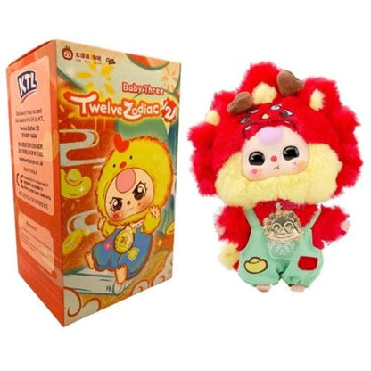 BABY THREE ZODIAC BLIND BOX PLUSH KEYCHAIN VERSION 2