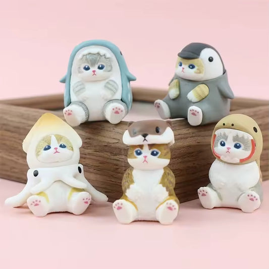 Mofusand Marine Life Meow Sitting Pose