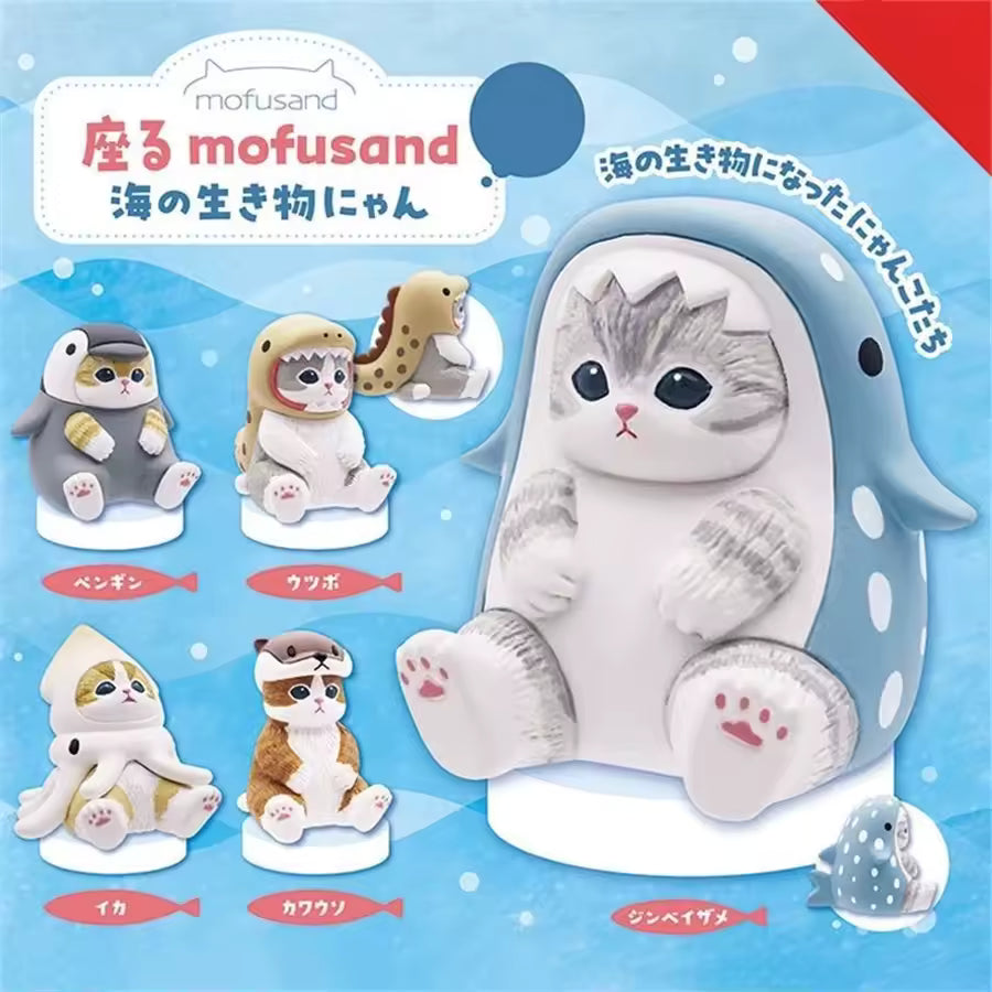 Parade Mofusand Cats Wearing Marine Organism Clothes