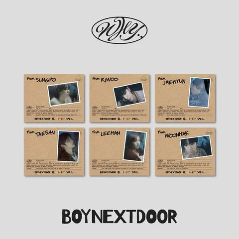 BOYNEXTDOOR - 1ST EP ALBUM [WHY..] (LETTER Ver.)